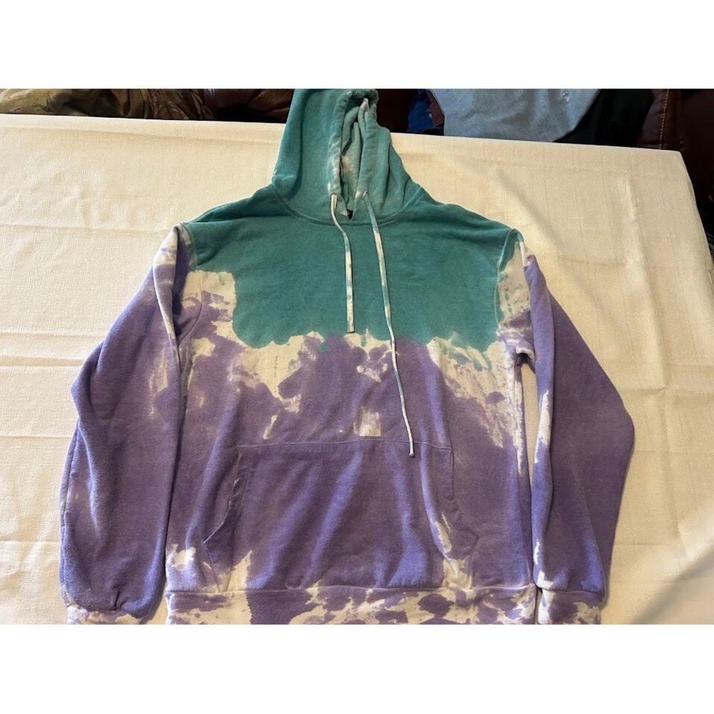 Women's Boohoo Hoodie Sz 6 Teal Purple